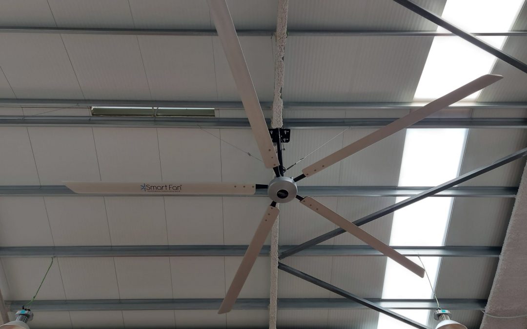 Ahorra calefacción en tu empresa con los ventiladores HVLS