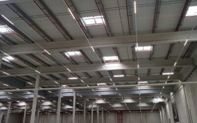 La combinación entre Ventiladores HVLS y Exutorios